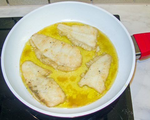Rødspette med pasta – MATGLEDER